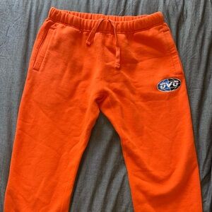 OVO orange low rise sweatpants